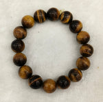 Load image into Gallery viewer, ROUND TIGER EYE BRACELET
