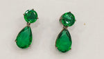 Load image into Gallery viewer, 19.20/GM ONYX SILVER EAR RING (525)