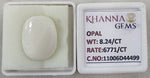 Load image into Gallery viewer, 8.24/CT Natural Opal with Govt. Lab Certificate-11006D44499