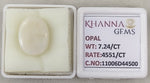Load image into Gallery viewer, 7.24/CT Natural Opal with Govt. Lab Certificate-11006D44500