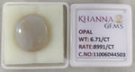 Load image into Gallery viewer, 6.71/CT Natural Opal with Govt. Lab Certificate-11006D44503