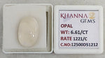 Load image into Gallery viewer, 6.61/CT Natural FIRE OPAL with Govt. Lab Certificate-12500D51212