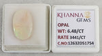 Load image into Gallery viewer, 6.48/CT Natural FIRE OPAL with Govt. Lab Certificate-12632D51754