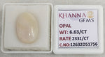 Load image into Gallery viewer, 6.63/CT Natural FIRE OPAL with Govt. Lab Certificate-12632D51756