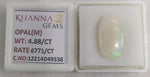Load image into Gallery viewer, 4.88/CT Natural Opal with Govt. Lab Certificate-12214D49538