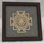 Load image into Gallery viewer, PYRITE SHREE YANTRA  PLATE