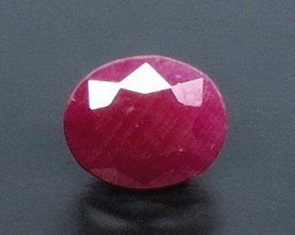 5.88/CT Natural Ruby with Govt. Lab Certificate