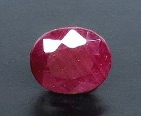 4.92/CT Natural Ruby with Govt. Lab Certificate