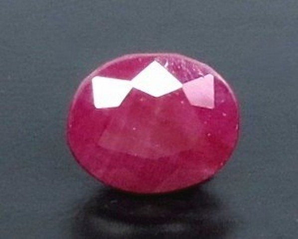 5.82/CT Natural Ruby with Govt. Lab Certificate