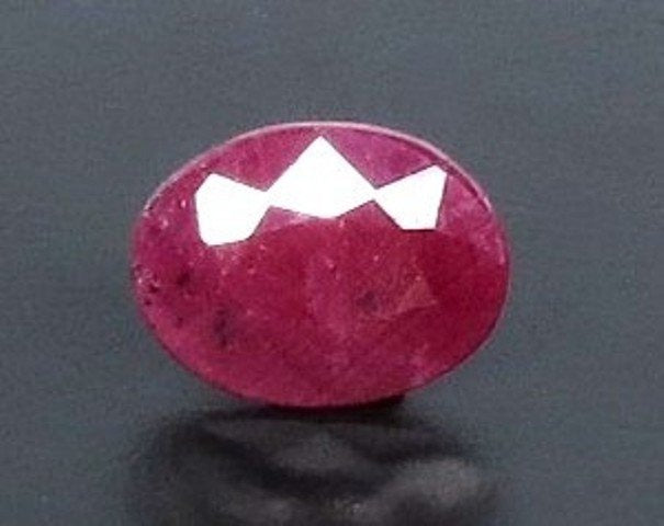 6.68/CT Natural Ruby with Govt. Lab Certificate