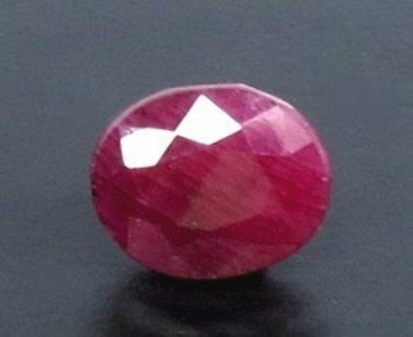 4.88/CT Natural Ruby with Govt. Lab Certificate