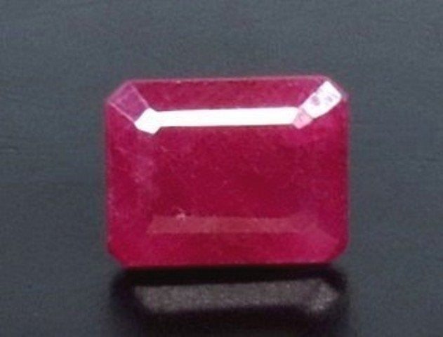6.54/CT Natural Ruby with Govt. Lab Certificate