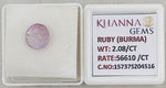 Load image into Gallery viewer, 2.08/CT Natural Old Burma Ruby with IIGJ Govt. Lab Certificate-15737S204516