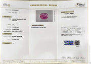 3.71/CT Natural Old Burma Ruby with IIGJ Govt. Lab Certificate-15737S204522