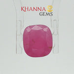 Load image into Gallery viewer, 3.78/CT Natural Ruby Stone with Govt. Lab Certificate-16910S209836