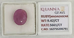 Load image into Gallery viewer, 9.42/CT Natural Ruby Stone with Govt. Lab Certificate-16275S206791