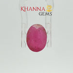 Load image into Gallery viewer, 3.66/CT Natural Ruby Stone with Govt. Lab Certificate-16910S209837