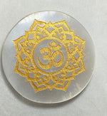 Load image into Gallery viewer, SELENITE CHARGING ROUND PLATE  OM 11