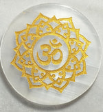 Load image into Gallery viewer, SELENITE CHARGING ROUND PLATE  OM 7