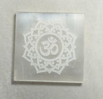 Load image into Gallery viewer, SELENITE CHARGING SQUARE PLATE  OM 17