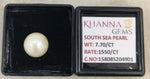 Load image into Gallery viewer, 7.70/CT Natural South Sea Pearl With Lab Certificate-15808S204901