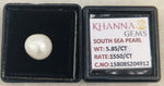 Load image into Gallery viewer, 5.85/CT Natural South Sea Pearl With Lab Certificate-15808S204912