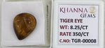 Load image into Gallery viewer, 8.25/CT Tiger Eye with Govt. Lab Certificate-TGR00008