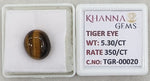 Load image into Gallery viewer, 5.3/CT Tiger Eye with Govt. Lab Certificate-TGR00020