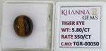 Load image into Gallery viewer, 5.8/CT Tiger Eye with Govt. Lab Certificate-TGR00030