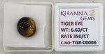 Load image into Gallery viewer, 6.6/CT Tiger Eye with Govt. Lab Certificate-TGR00006