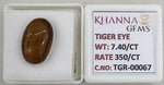Load image into Gallery viewer, 7.4/CT Tiger Eye with Govt. Lab Certificate-TGR00067