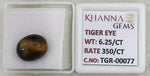 Load image into Gallery viewer, 6.25/CT Tiger Eye with Govt. Lab Certificate-TGR00077