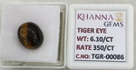 Load image into Gallery viewer, 6.1/CT Tiger Eye with Govt. Lab Certificate-TGR00086