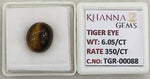 Load image into Gallery viewer, 6.05/CT Tiger Eye with Govt. Lab Certificate-TGR00088