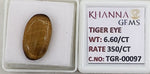 Load image into Gallery viewer, 6.6/CT Tiger Eye with Govt. Lab Certificate-TGR00097