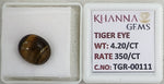 Load image into Gallery viewer, 4.2/CT Tiger Eye with Govt. Lab Certificate-TGR00111