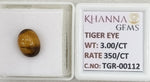 Load image into Gallery viewer, 3/CT Tiger Eye with Govt. Lab Certificate-TGR00112