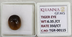 Load image into Gallery viewer, 6.35/CT Tiger Eye with Govt. Lab Certificate-TGR00115