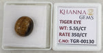 Load image into Gallery viewer, 5.55/CT Tiger Eye with Govt. Lab Certificate-TGR00130
