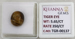 Load image into Gallery viewer, 5.65/CT Tiger Eye with Govt. Lab Certificate-TGR00137