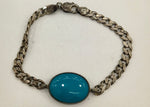 Load image into Gallery viewer, 29.70/GM TURQUISE SILVER BRACELET (525)