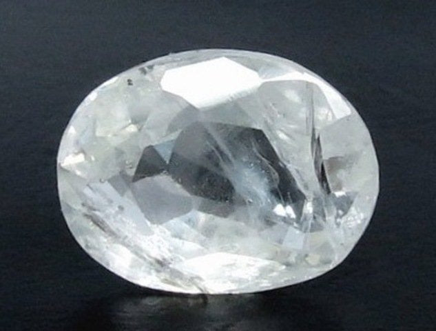 3.89/CT Natural White Sapphire with Govt Lab Certificate (16650)