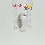 Load image into Gallery viewer, 4.74/CT Natural White Sapphire with Govt Lab Certificate-12927D53207