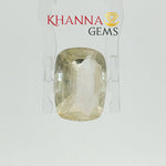 Load image into Gallery viewer, 4.06/CT Natural Yellow Sapphire With Govt Lab Certificate-12927D53213