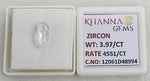 Load image into Gallery viewer, 3.97/CT Natural Zircon with Govt. Lab certificate-12061D48994