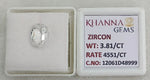 Load image into Gallery viewer, 3.81/CT Natural Zircon with Govt. Lab certificate-12061D48999