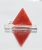 Load image into Gallery viewer, 5.32 Ratti Italian Triangular Red Coral-(1332)