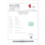 Load image into Gallery viewer, 4.26 Ratti Natural Panna Stone with Govt. Lab Certificate (23310)