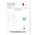 Load image into Gallery viewer, 3.52 Natural govt lab certified Colombian Emerald (45510)