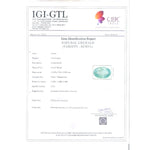 Load image into Gallery viewer, 3.69 Ratti Natural Panna Stone with Govt. Lab Certificate (23310)